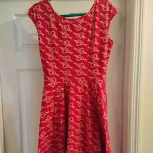 Effie's Heart - Heart Print Dress - Size L